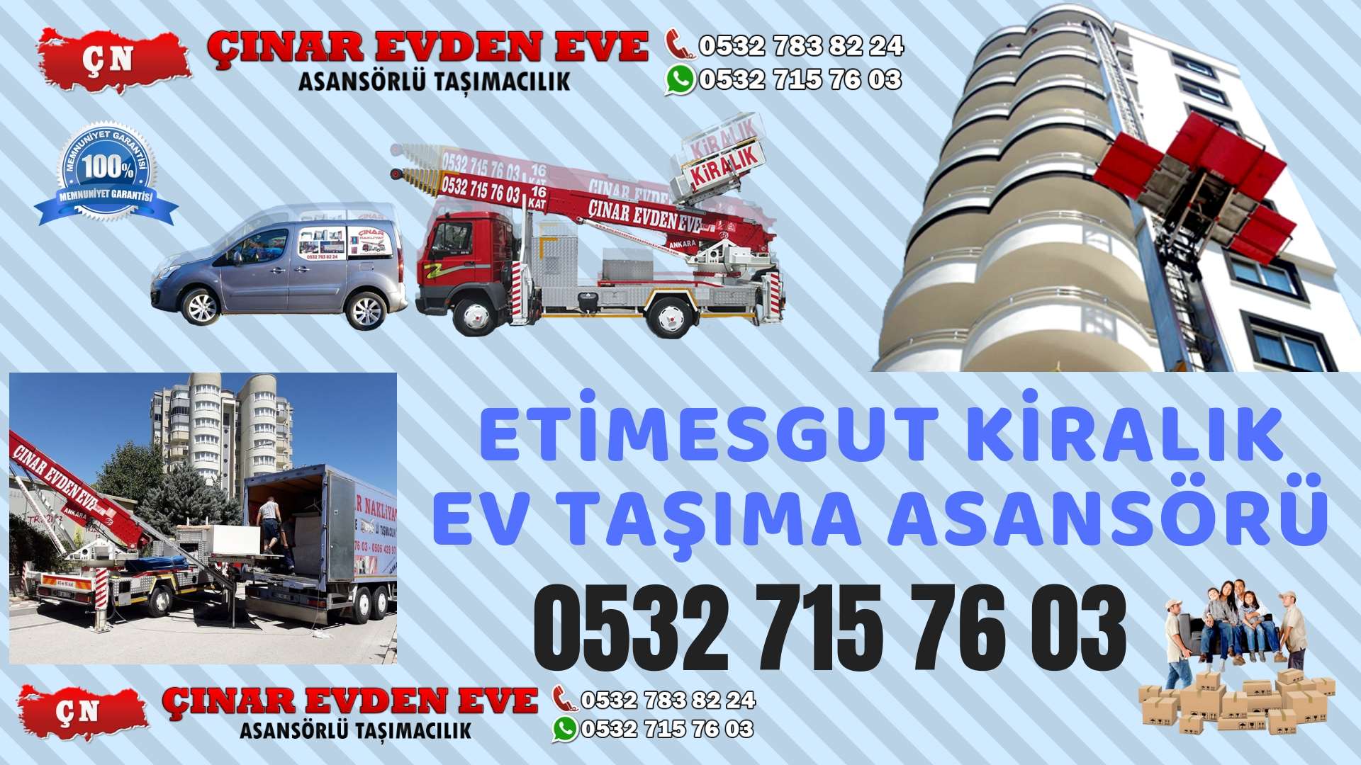 Ankara Evren Kiralık Asansör 0532 715 76 03