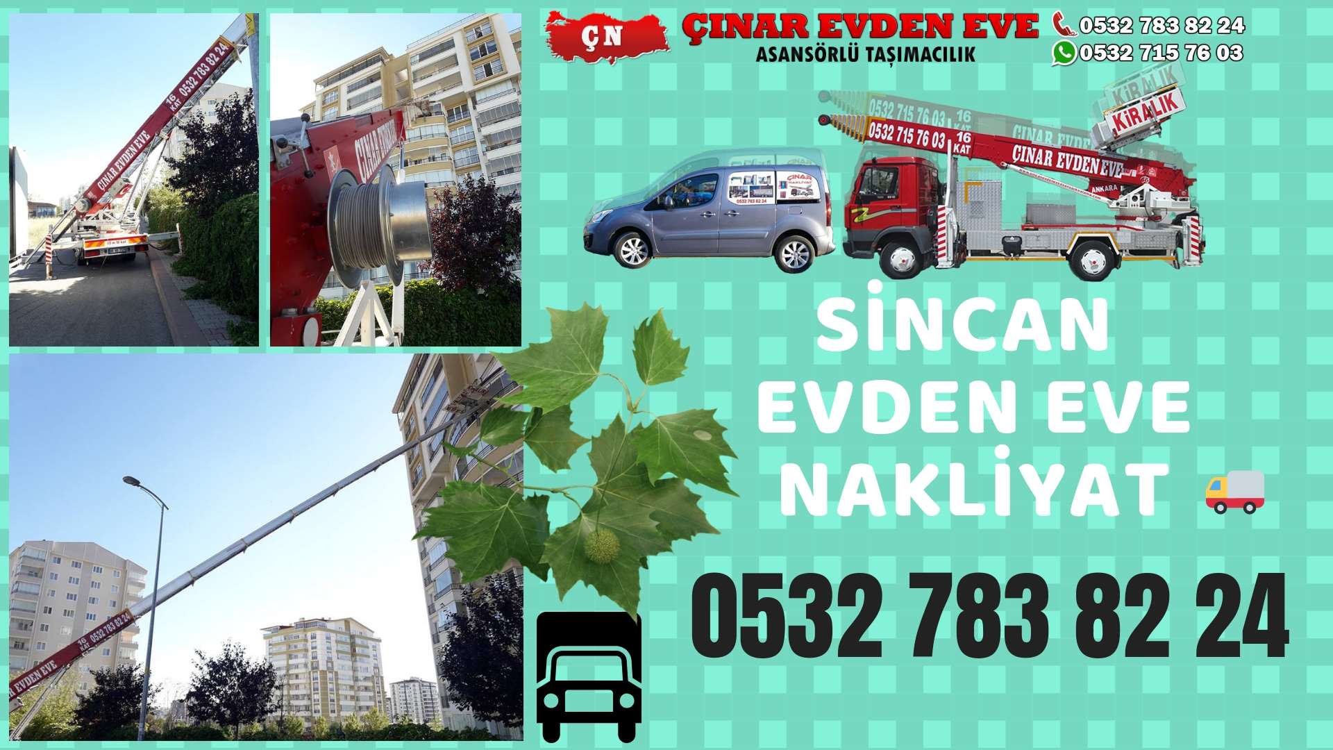 Ankara Elvankent sincan ev eşya taşımacılığı, sincan evden eve 0532 715 76 03