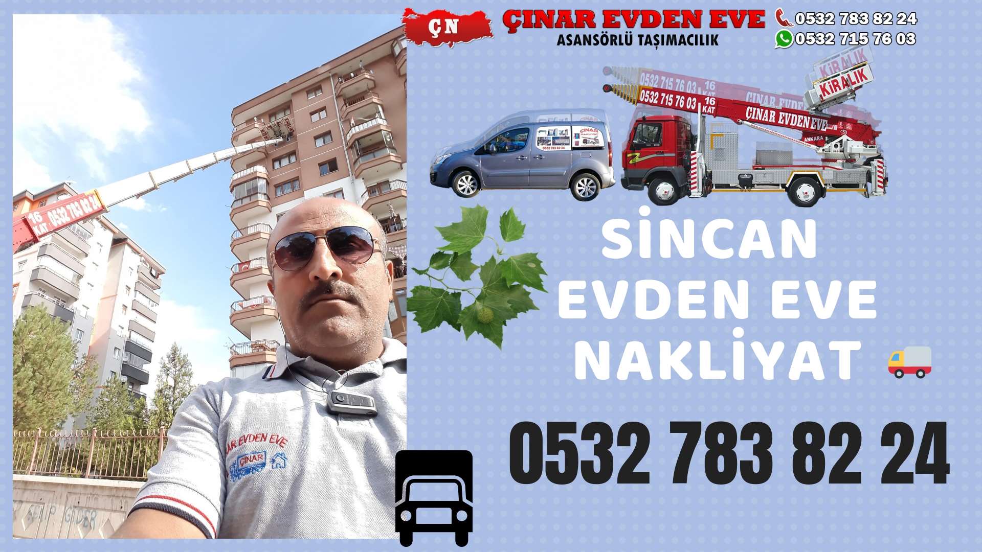 Ankara Elvankent Evden Eve Nakliyat, Asansörlü Taşımacılık, Ofis / İş Yeri Taşıma 0532 715 76 03