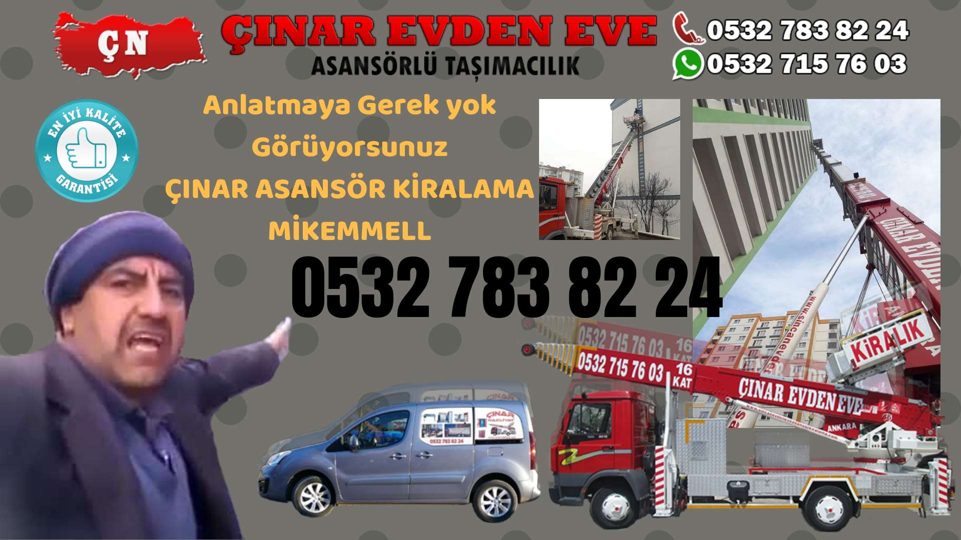 Ankara Eryaman Ankara asansör kiralama hizmeti sizlere başta kalite ve maddi acıdan tasarruf 0532 715 76 03