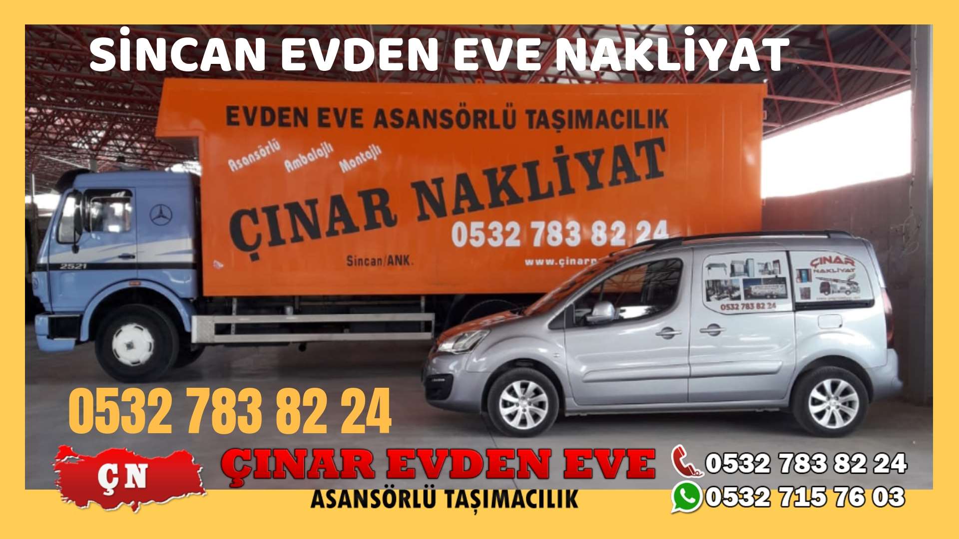 Ankara Sincan Evden eve ev taşıma sincan nakliye fiyatları 0532 715 76 03